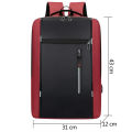 Men's Stylish Backpack USB Charging School Backpack 15.6 Inch Laptop Backpack Male Book Backpack Waterproof BackPack. 