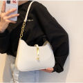 (Preorder)Simple women's shoulder bag, PU leather, Korean style, fashion, underarm bag အမျိုးသမီးစလင်းဘတ်အိတ်. 