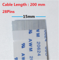 Flexible Flat Cable FPC 0.5mm 28Pins. 