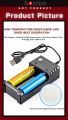 BmaX 2 Slots Battery Charger Intelligent Fast LED Indicator USB 10440 14500 16340 16650 18350 18500 18650 26650 Rechargeable. 
