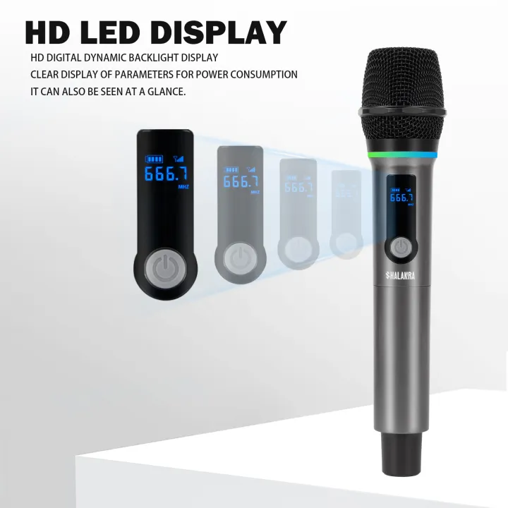 (Preorder)%20SHALANRA%20GR288/BR288%20Wireless%20Microphone%20with%20RGB%20Lighting%20Effects,%20Professional%20Karaoke%20Microphone,%20Suitable%20for%20Outdoor%20Performances,%20Professional%20Wireless%20Microphone.%20-%20Image%207