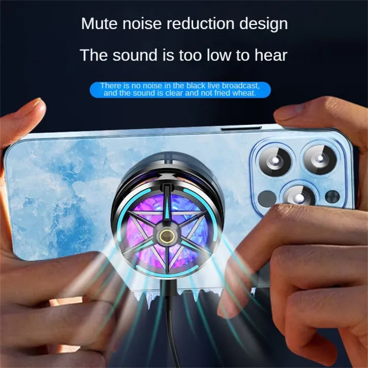 Tech%20Infinite%20S6%20Semiconductor%20Gaming%20Radiator%20Cooling%20Fan,%20Colorful%20RBG%20Light,%20Powerful%20Magnetic%20Suction,%20Magnetically%20Fixed%20Back%20Clip%20Digital%20Display%20Fast%20Cooling%20Semiconductor%20Ultra-quiet%20and%20Low-noise%20E-sports%20Gaming%20Radiator%20-%20Image%205