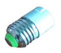 E27 Screw cap to B22 Pin cap lamp holder converter. 