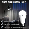 LED Lihgt Bulb with Battery Backup (AC/DC emergency bulb). 