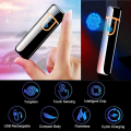 🔥 Electronic Touch Ignition Charging Lighter🎇⚡အားသွင်းမီးခြစ်🔋. 