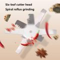 Coffee Grinder Electric, Coffee Bean Grinder Electric Mill Spice Grinder, Low Noise, 400W Powerful Stainless Steel Blade, Cord Stora(Crusher). 