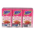 Vito UHT Strawberry Soy Milk 125mlx6s. 