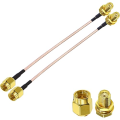 (Preorder) TUOLNK  Cable Female 6 SMA Male-SMA Adapter Cable RG316WiFi Wireless Network 2G 3G 4G Antenna Cable SMA-SMA Router Antenna. 