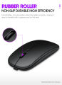 Ultra-thin rechargeable wireless mouse. 