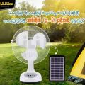 Solar Rechargeable Table Fan. 