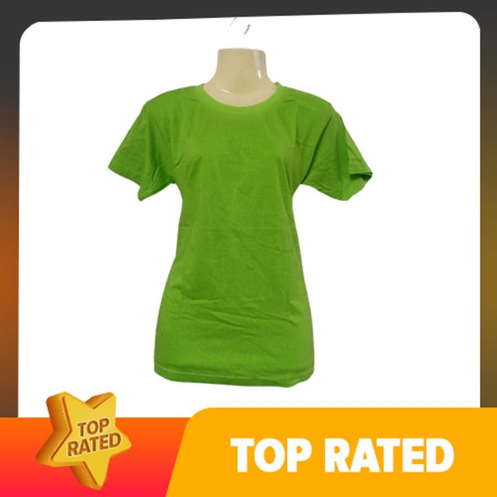 Plain Cotton T-Shirt 100% ချည်သား တီရှပ် ဗြောင် (လက်တို)