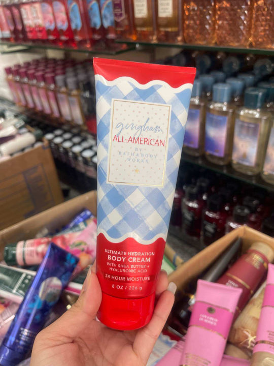 (Preorder)Bath%20&%20Body%20Works%20Gingham%20All-American%20Ultimate%20Hydration%20Body%20Cream%20226g.%20Genuine%20-%20Image%205