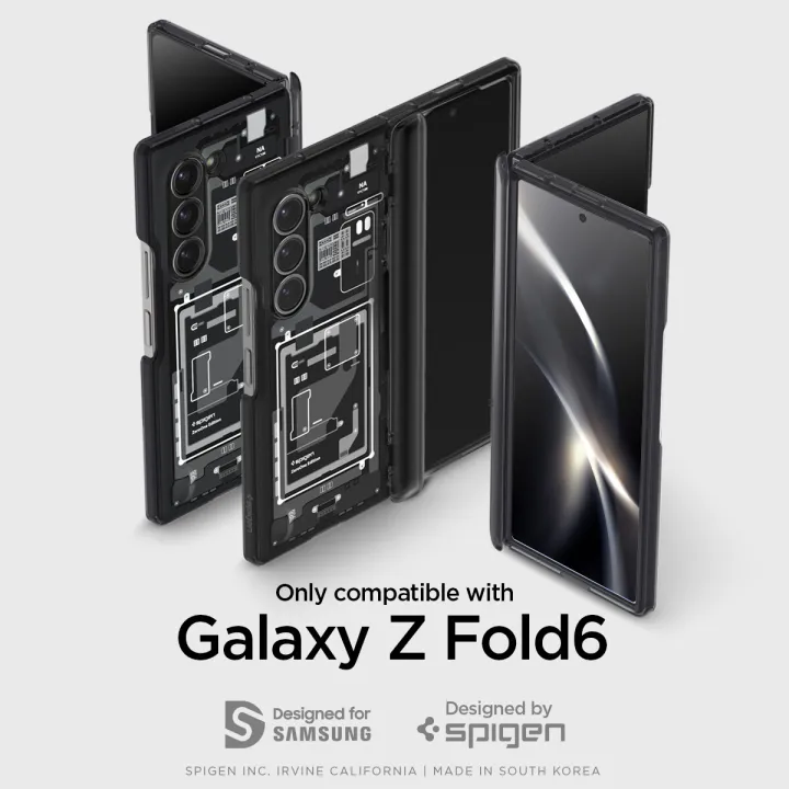 (Preorder)SPIGEN%20Case%20for%20Galaxy%20Z%20Fold%206%20%5BUltra%20Hybrid%20Pro%20Zero%20One%5D%20Solid%20Protection%20with%20Air%20Cushion%20Technology%20/%20Galaxy%20Z%20Fold%206%20Case%20%E1%80%96%E1%80%AF%E1%80%94%E1%80%BA%E1%80%B8%E1%80%80%E1%80%AC%E1%80%97%E1%80%AC%20-%20Image%202