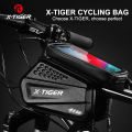 (Preorder) X-TIGER Rainproof Bicycle Bag Bike Frame Bag Phone Case Touch Screen Bicycle Bag MTB Bike Bag Top Steel Handlebar Bag စက်ဘီးအိတ်. 