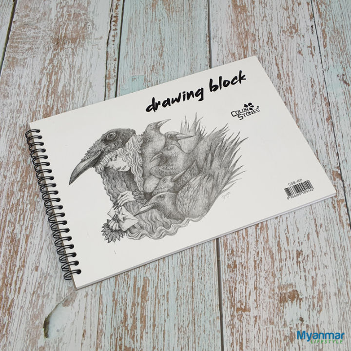 230gsm%20-%207.3%20x%2010.5%20inch%20%20-%20%2020%20Sheet%20-%20Drawing%20Block%20-%20ColorStones%20-%20Image%207