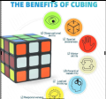 Shengshou 3x3x3 Puzzle Cube, Black. 