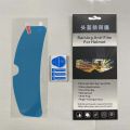 Motorcycle helmet rainproof and anti-fog film. 