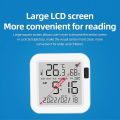 (Preorder)SMATRUL Wifi Temperature and Humidity Sensor with Backlight LCD Display, Smartlife/Tuya Smart Real-time monitoring Intelligent Scen e linkage Timing function For Home Greenhouse Support Alexa Google Home Assistant. 