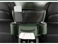 Car storage bag center console armrest box multi-functional isolation block bag storage bag Napa leather car interior storage. 