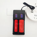 18650 26650 battery dual-slot charger dual-charge USB smart fast charge 3.7v-4.2V lithium battery charger. 