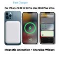 Iphone Apple 10,000mAh  Original Macsafe Powerbank Magnetic Wireless Power Bank For iPhone 12 13 14 15 Pro Max 15Plus Spare External Battery 1 Year Warranty. 
