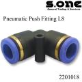 Pneumatic Push Fitting L8. 