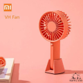 Mi VH Portable Fan Rechargeable Mini Size With Stand (တစ်ကိုယ်ရေသုံး လက်ကိုင်ပန်ကာအသေး). 