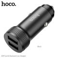 (Preorder)HOCO Z49 Level dual port car charger, 2 USB ports charger, supports fast charging. 
