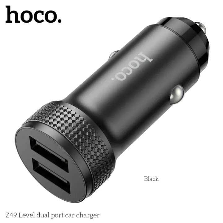 (Preorder)HOCO%20Z49%20Level%20dual%20port%20car%20charger,%202%20USB%20ports%20charger,%20supports%20fast%20charging%20-%20Image%205