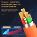 6A 120W Super Fast Charging Cable Type-C Micro-USB Metal Liquid Silicone Quick Charger Line Bold Data Wire For iPhone Android. 