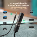 (Preorder) UGREEN Wireless Bluetooth 5.0 3.5mm Audio Transmitter Adapter with Microphone. 
