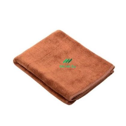Brown Microfiber Cleaning Cloth Absorbent Car Washing Towel Polish Cloth 42 x 65cm