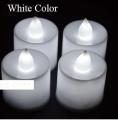 Big Discount Candle Light 24's - 7 Colors (Battery Not Included) ၂၄တိုင်ပါ ရောင်စုံ ဖယောင်းတိုင်ဘူး  (လျော့ဈေး ဓါတ်ခဲ မပါဝင်ပါ). 