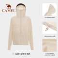 (Preorder) UPF50 knitted ultraviolet protection jacket outdoor sun protection clothing female camel pattern cool feeling အမျိုးသမီးဝတ်ဂျာကင်အင်္ကျီ. 