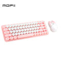 (Preorder) (Thai keyboard layout) MOFii BUNNY Compact Wireless Combo Set: A compact wireless keyboard and cute bunny mouse combo set.. 