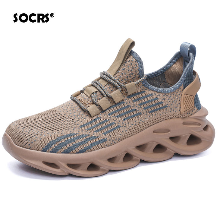(Preorder) SOCRS Men's Fashion Sneakers Sports Shoes Non-Slip Breathable Soft, Large Size Mesh Shoes 47 48 49 50 အမျိုးသားစီးဖိနပ်