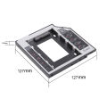 12.7mm SATA 2nd HDD SSD Hard Drive Caddy For ThinkPad E420 E425 E430 L410. 