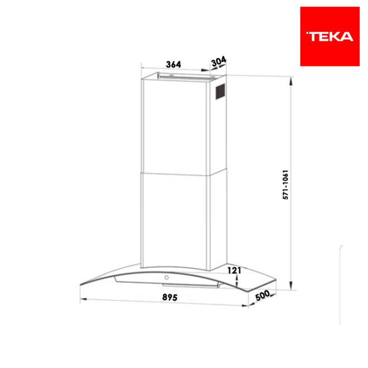 TEKA%20NCW%2090%20T30%20Wall%20Chimney%20Hood%20-%20Image%203