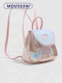 (Preorder)MOUSSON Girls want food, cute bag, backpack, Korean bag, travel, travel, students, pain, new shoulder, shoulder 100 ကျောပိုးအိတ်. 