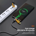 Tech infinite Ronpin 4 in 1, 2 Way Cable IOS PD27W, Type-C to Type-C 65W Fast Charging Cable Charger Data Cord USB-C, 4 In 1, Strong Type-C to Type C USB Charger /USB TO TYPE-C/TYPE-C TO IOS/USB TO IOS. 