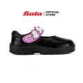 (Preorder) Bata Bata student shoes, age 3 - 5 years, adjustable straps, easy to wear, for girls, Unicorn model, black, code 1416609 ကလေးစီးဖိနပ်. 