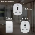 CrabTek WiFi Smart Socket Adapter. 