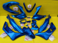 (Preorder) PCX150 Shell, All Blue, Model-Specific (2016-2017). Genuine HONDA parts. Includes 15 pieces as shown. Free shipping.. 
