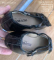 Croc kids C13/19cm Girl Formal wear school shoe black shoe Pre Loved Used Error Discount Item. 