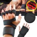 Half-Finger Gloves With Wrist Support/Weight Lifting Hand Gloves. 