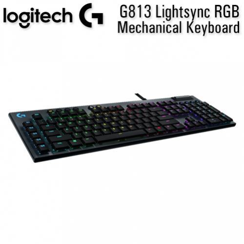 Logitech%20G813%20RGB%20Mechanical%20Gaming%20Keyboard%20(Clicky)%20/%20Gaming%20Keyboard%20/%20Keyboard%20/%20RGB%20Keyboard%20-%20Image%207