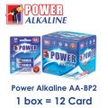 Power Battery Alkaline AA Box(1Box 12 Cards). 
