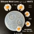 ဂန္ဓာမာပန်း ၅ ပွင့် Silicone Mold (HKUSM090). 