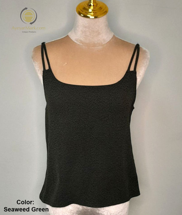 %E1%80%80%E1%80%BC%E1%80%AD%E1%80%AF%E1%80%B8%E1%81%81%E1%80%9C%E1%80%AF%E1%80%B6%E1%80%B8%20%E1%80%A1%E1%80%84%E1%80%BA%E1%80%B9%E1%80%80%E1%80%BB%E1%80%AE%20Cotton%20Spaghetti%20Top%20Blouse%20Effortless%20Elegance:%20AyeyarMark%20Fashion%20Crop%20Top%20Tank%20Camisole%20-%20Image%207