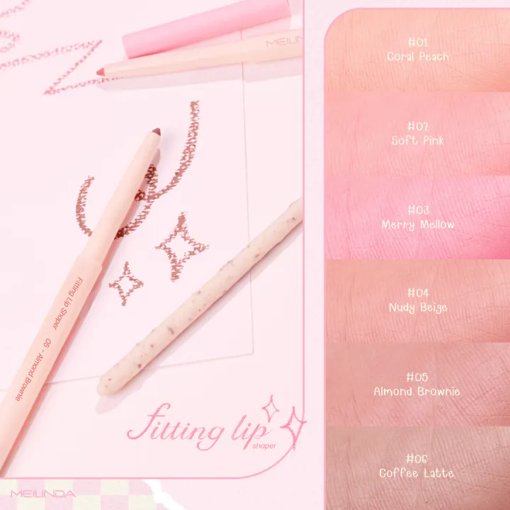 (Preorder)Meilinda%20Fitting%20Lip%20Shaper%20Mc2074%20Soft%20Lip%20Liner%20Pencil%20Draws%20the%20Outline%20and%20Blurs%20the%20Lips%20to%20Make%20Them%20Look%20More%20Beautiful.%20-%20Image%203
